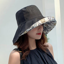 Load image into Gallery viewer, Wide Brim Cotton Summer Hat
