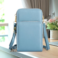 Load image into Gallery viewer, Three-layer Zipper Multifunctional Mobile Phone Bag
