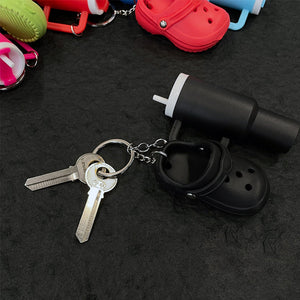 Mini Crocs Shoe Keychain