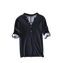 Load image into Gallery viewer, Half Sleeve Henley Shirts
