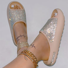 Load image into Gallery viewer, Women&#39;s Gorgeous Summer Rhinestone Slippers
