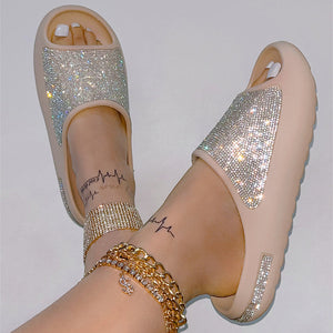 Women's Gorgeous Summer Rhinestone Slippers