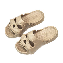 Load image into Gallery viewer, Skull Design Single Band Slippers
