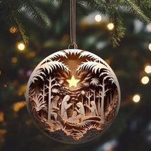 Load image into Gallery viewer, Nativity Christmas ornament
