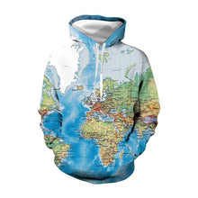 Load image into Gallery viewer, World Map Men&#39;s T-shirt &amp; Hoodie
