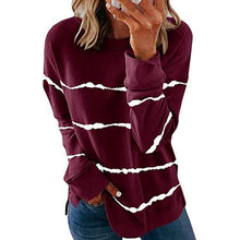 Load image into Gallery viewer, Women Casual Stripe Pullover
