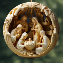 Load image into Gallery viewer, Nativity Christmas ornament
