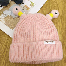 Load image into Gallery viewer, Winter Parent-Child Cute Glowing Little Monster Knit Hat
