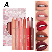 Load image into Gallery viewer, Rotating Sharpenable Matte Lipstick Pencils
