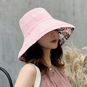 Wide Brim Cotton Summer Hat