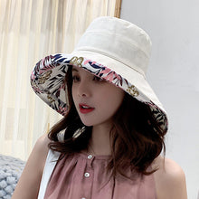 Load image into Gallery viewer, Wide Brim Cotton Summer Hat
