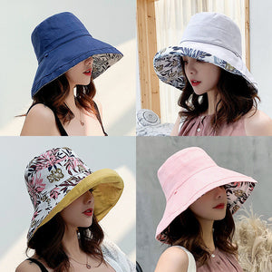 Wide Brim Cotton Summer Hat