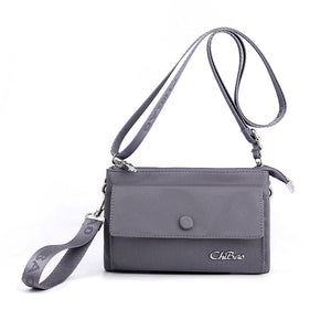 Nylon Multilayer Zip Coin Purse