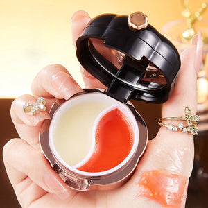 Moisturizing two-tone lip mask