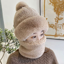 Load image into Gallery viewer, Mask Scarf One Piece Hat
