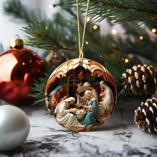 Load image into Gallery viewer, Nativity Christmas ornament
