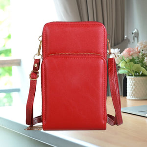 Three-layer Zipper Multifunctional Mobile Phone Bag