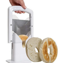 Load image into Gallery viewer, Universal Bagel Guillotine Slicer
