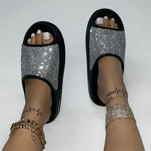 Women's Gorgeous Summer Rhinestone Slippers