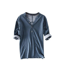 Load image into Gallery viewer, Half Sleeve Henley Shirts
