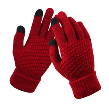 Load image into Gallery viewer, Jacquard Thick Touch Screen Gloves
