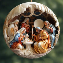 Load image into Gallery viewer, Nativity Christmas ornament
