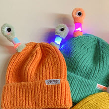 Load image into Gallery viewer, Winter Parent-Child Cute Glowing Little Monster Knit Hat
