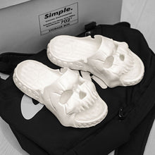 Load image into Gallery viewer, Skull Design Single Band Slippers
