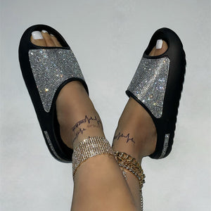 Women's Gorgeous Summer Rhinestone Slippers