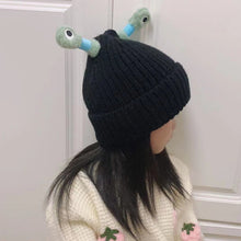 Load image into Gallery viewer, Winter Parent-Child Cute Glowing Little Monster Knit Hat
