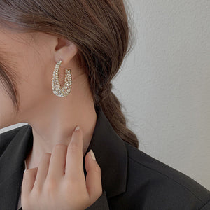 Fashionable Rhinestone Earrings