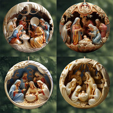 Load image into Gallery viewer, Nativity Christmas ornament
