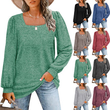 Load image into Gallery viewer, Puff Sleeve Square Neck T-Shirt
