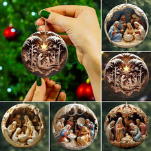 Load image into Gallery viewer, Nativity Christmas ornament
