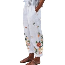 Load image into Gallery viewer, Women&#39;s Leisure Printed Pocket Casual Pants
