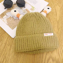 Load image into Gallery viewer, Winter Parent-Child Cute Glowing Little Monster Knit Hat
