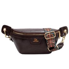 Load image into Gallery viewer, Retro Leather Wide Strap Waist Bag
